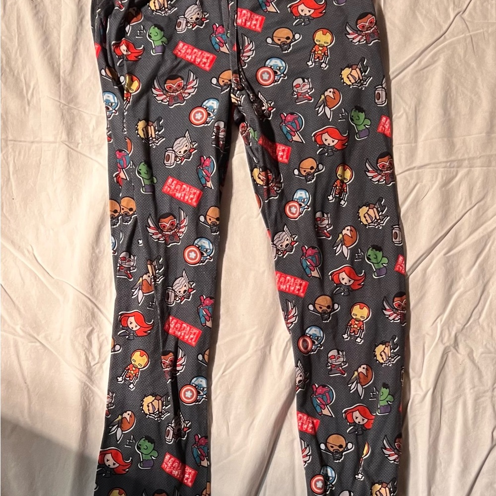 Marvel Gray and Red Character Leggings